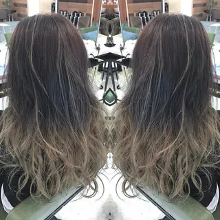 ロング カラー 青木 茂樹⭐️ 透明感カラーのヘアスタイル