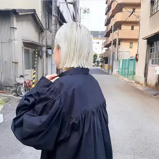 ミディアム カラー パーマ ネイル tatsumi/ボブ ウルフ/レイヤーのヘアスタイル