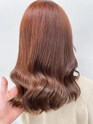 ミディアム カラー レイヤー/韓国❣️ 髪質改善/亘紘輝のヘアスタイル