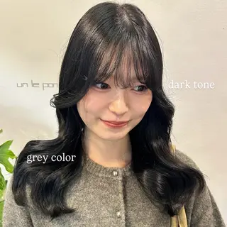 セミロング カラー 似合わせ🎀 Miku♡のヘアスタイル