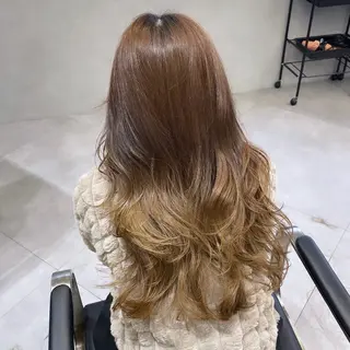 ロング Rui/透明感カラー 暖色/レイヤーカットのヘアスタイル