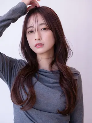 セミロング カラー 🉐レイヤー/塩見 弘樹🉐渋谷のヘアスタイル