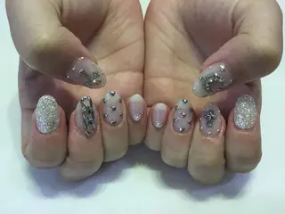 ネイル 💎🐰 saki. m 🐰💎のネイルデザイン