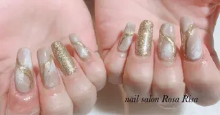 ロング ネイル ネイルスタジオ シェイクユアハンズのネイルデザイン