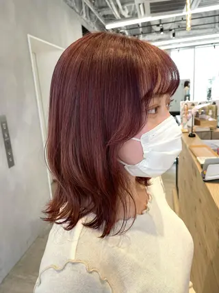 ミディアム カラー ブロンド×ハイトーン ／遠藤将太のヘアスタイル