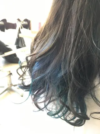 ミディアム カラー 白髪ぼかしハイライト 柳川拓哉のヘアスタイル