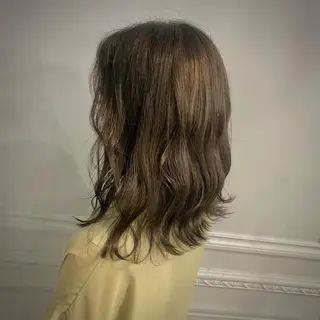 セミロング カラー 大阪ハイトーン /MYUUのヘアスタイル