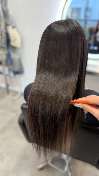 ロング REINA エクステ/ヘアセットのヘアスタイル