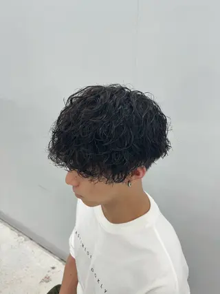 ショート パーマ メンズ 柏メンズカットパーマ NO.1タイチのヘアスタイル