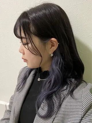 セミロング ✨パーマ×ハイトーン Futo✨のヘアスタイル