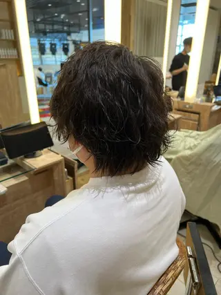 パーマ メンズ 赤本悠斗波巻きパーマ メンズパーマのヘアスタイル