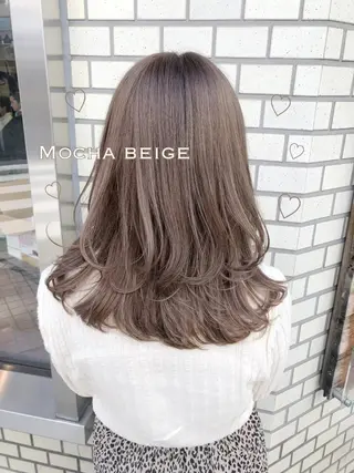 ミディアム カラー 韓国ヘア得意❤︎森澤 悠佳のヘアスタイル