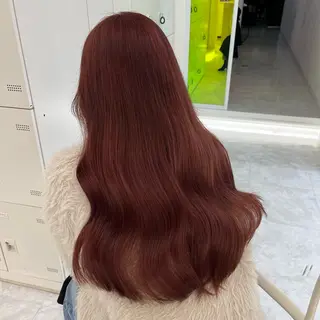 ロング 💗韓国暖色ヘア NO.1💗🪽のヘアスタイル