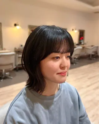 ミディアム 小島 瑚白のヘアスタイル