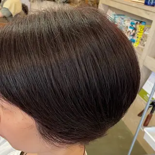 ショート カラー サイトウ アヤナのヘアスタイル