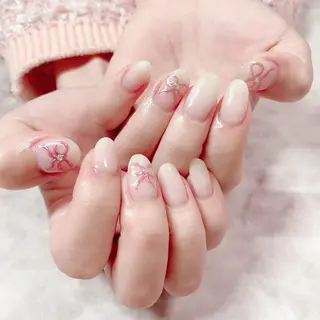 ネイル マジョリカ ブルーのネイルデザイン