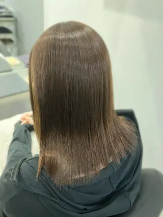 セミロング 🫧縮毛矯正支持率 No.1 ほのか🫧のヘアスタイル