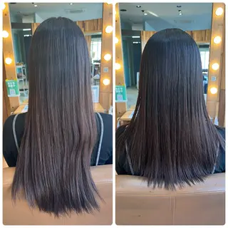 ロング 長南 やよいのヘアスタイル