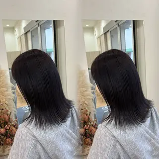 ミディアム 吉成 葉南のヘアスタイル