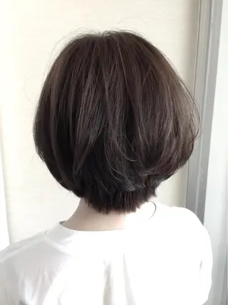 ショート カラー エイジングケア特化 美容師✂️山崎竜二のヘアスタイル