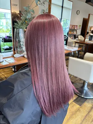 ロング カラー SARA Beauty Sight 志免店所属・ホットペッパー口コミ 評価No. 1羽瑠のヘアスタイル