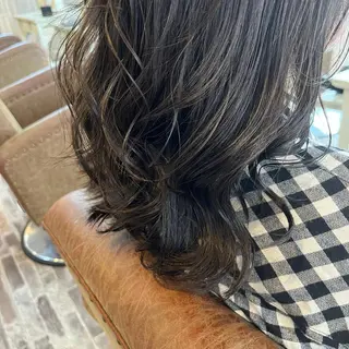 セミロング 🌷L'oeuf 【ﾙﾌ】ホシカワ🌷のヘアスタイル