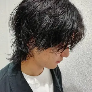 メンズ セミロング Ash 店長 木村 和人のヘアスタイル