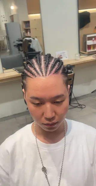 メンズ Le'a所属・渋谷/フェード/ 國分 翔のヘアスタイル