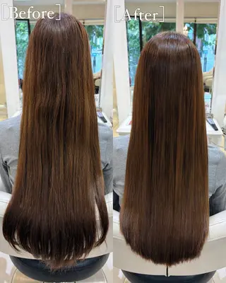 ロング 高橋 佑のヘアスタイル