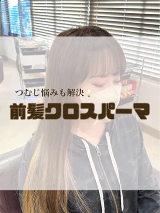 パーマ 韓国風ﾊﾟｰﾏ❁﻿ fu-ka❁艶ｶﾗｰのヘアスタイル