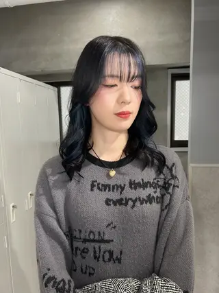 カラー ️💜akari💜 ハイトーン/レイヤーのヘアスタイル