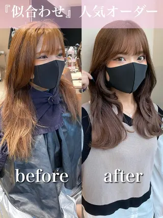 セミロング 【1日2名様限定】 AFLOAT白川雄副のヘアスタイル