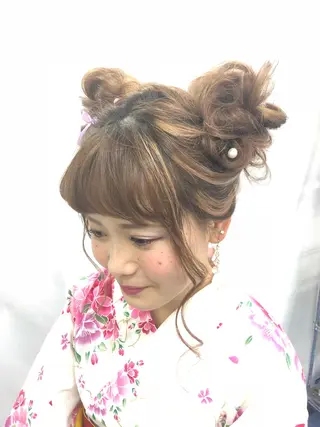 ヘアアレンジ toyota umiのヘアスタイル