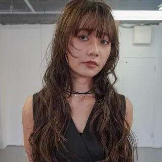 ロング カラー ◽️モードヘア◽️ SHOUTOのヘアスタイル