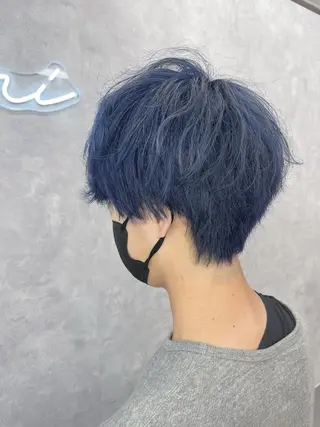 カラー メンズ カラー＆ブリーチ特化 ジェミニ メンズ瀬田のヘアスタイル