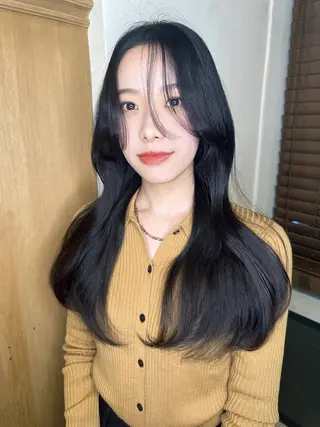 ロング 中韓style 💄🤍愛子🇨🇳のヘアスタイル