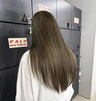 カラー ブリーチリタッチ モデル募集/愛紗のヘアスタイル