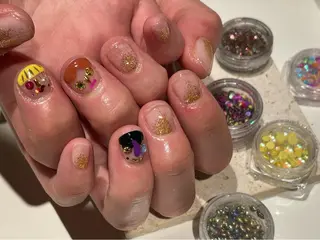 ショート m kaori𓃟のネイルデザイン