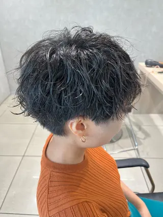 ショート パーマ 巖本 真希のヘアスタイル