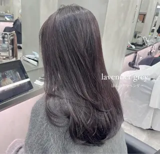 ロング カラー ナツミ/透明感カラー /酸性ストレートのヘアスタイル