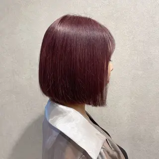 セミロング 高評価多数◎ コテ巻きパーマ星明夏のヘアスタイル