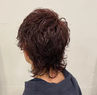 ミディアム パーマ 吉田一輝 外国人パーマのヘアスタイル