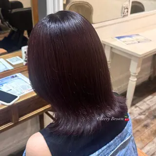 ミディアム 松葉 柚月のヘアスタイル
