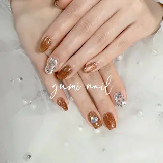 ネイル 𝐲𝐮𝐦𝐢🎀 長さ出しデザイン専門のネイルデザイン