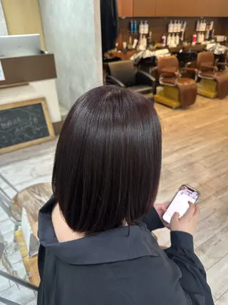 ショート カラー なぎは/暗髪・ ナチュラルカラーのヘアスタイル