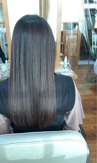 ロング パーマ 川田 理紗子のヘアスタイル