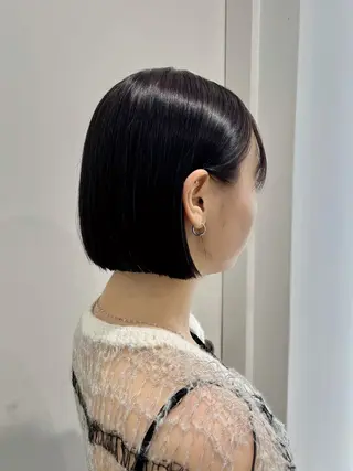 ショート モテヘア/グレージュ /ボブ/前原汐🎐のヘアスタイル