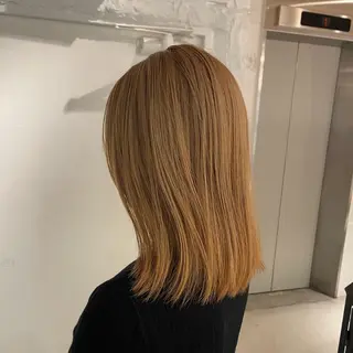 ミディアム カラー nameless miichiのヘアスタイル