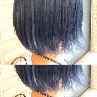 ショート カラー パーマ ヘアアレンジ メンズ キッズ ネイル マツエク・マツパ サロンドミルク 原宿のヘアスタイル