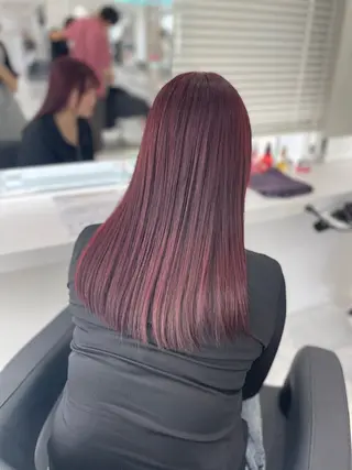 ロング カラー ♥️うる艶暖色 銀座♥️mioのヘアスタイル